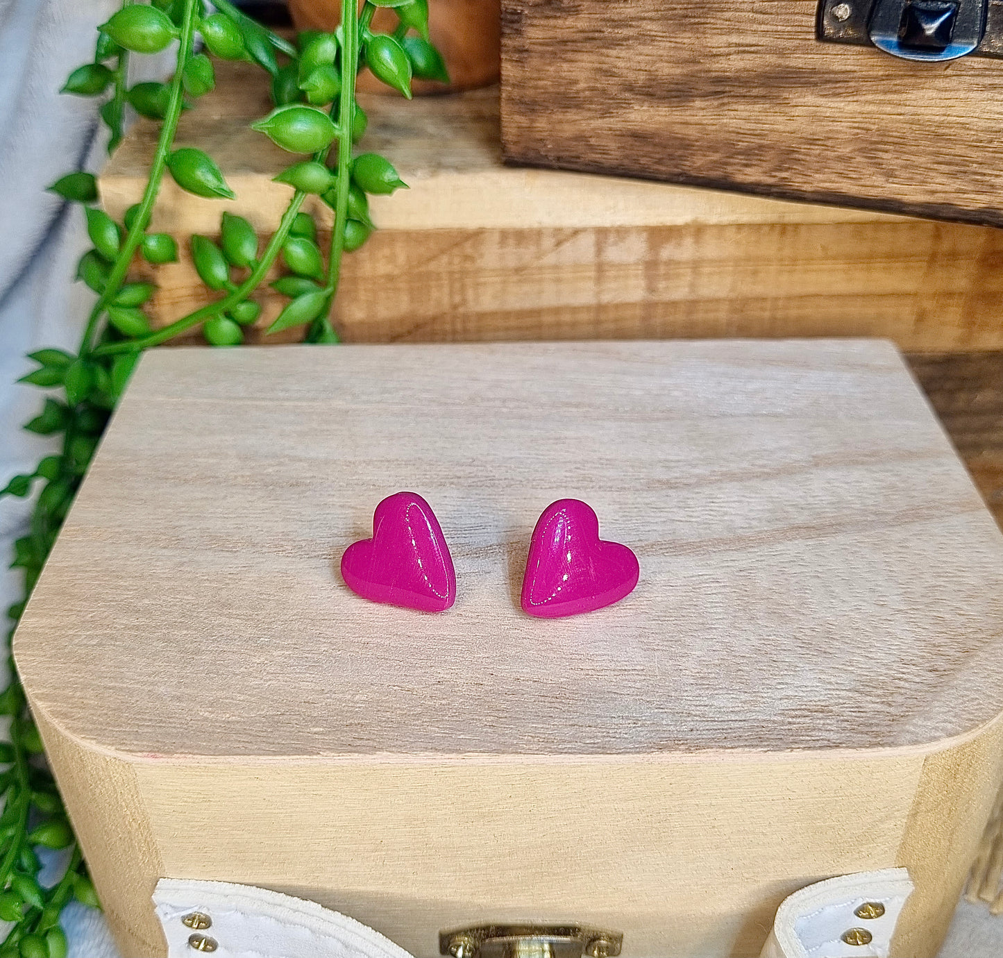 BO coeur fuchsia