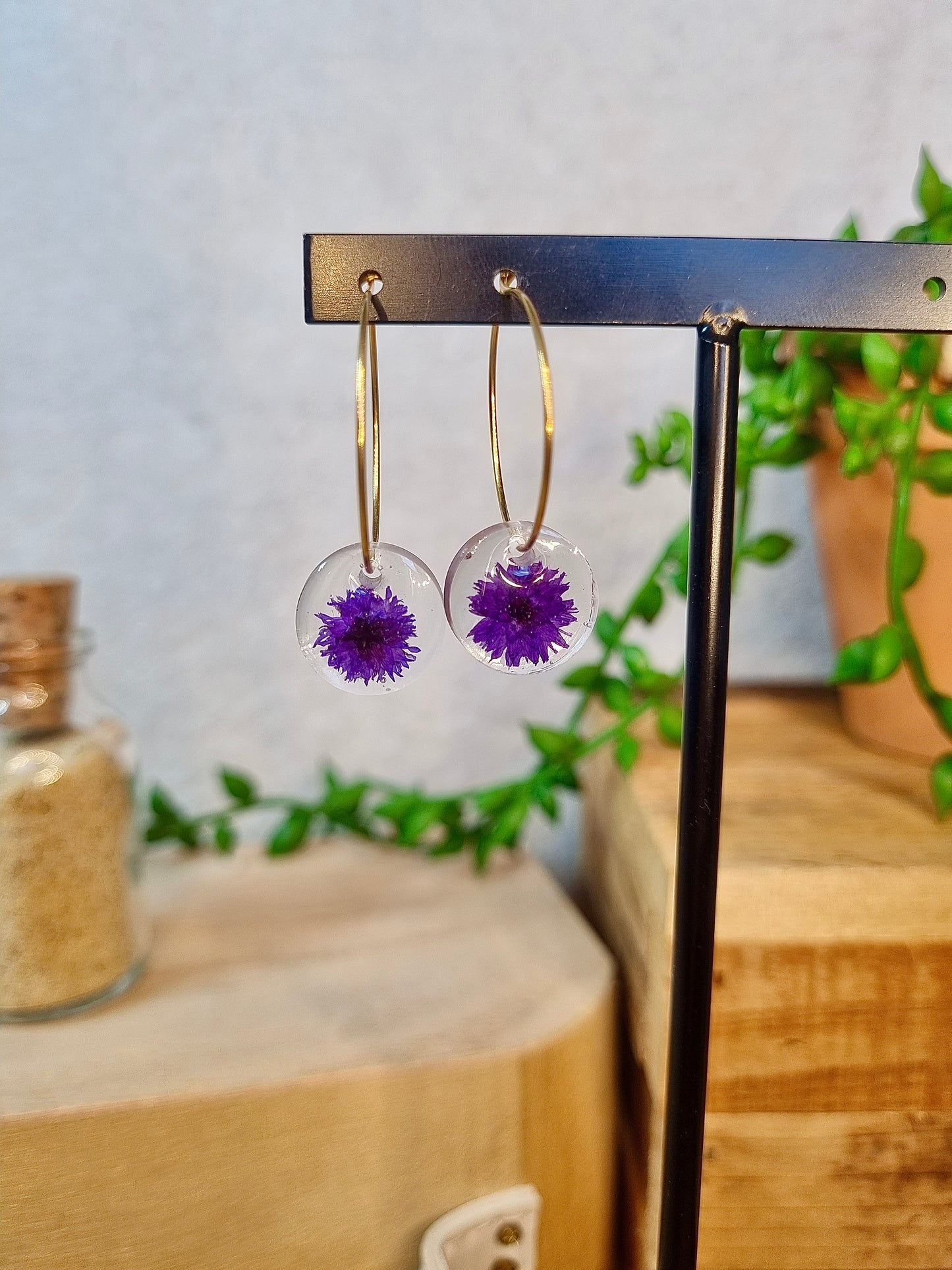 BO fleurs violettes