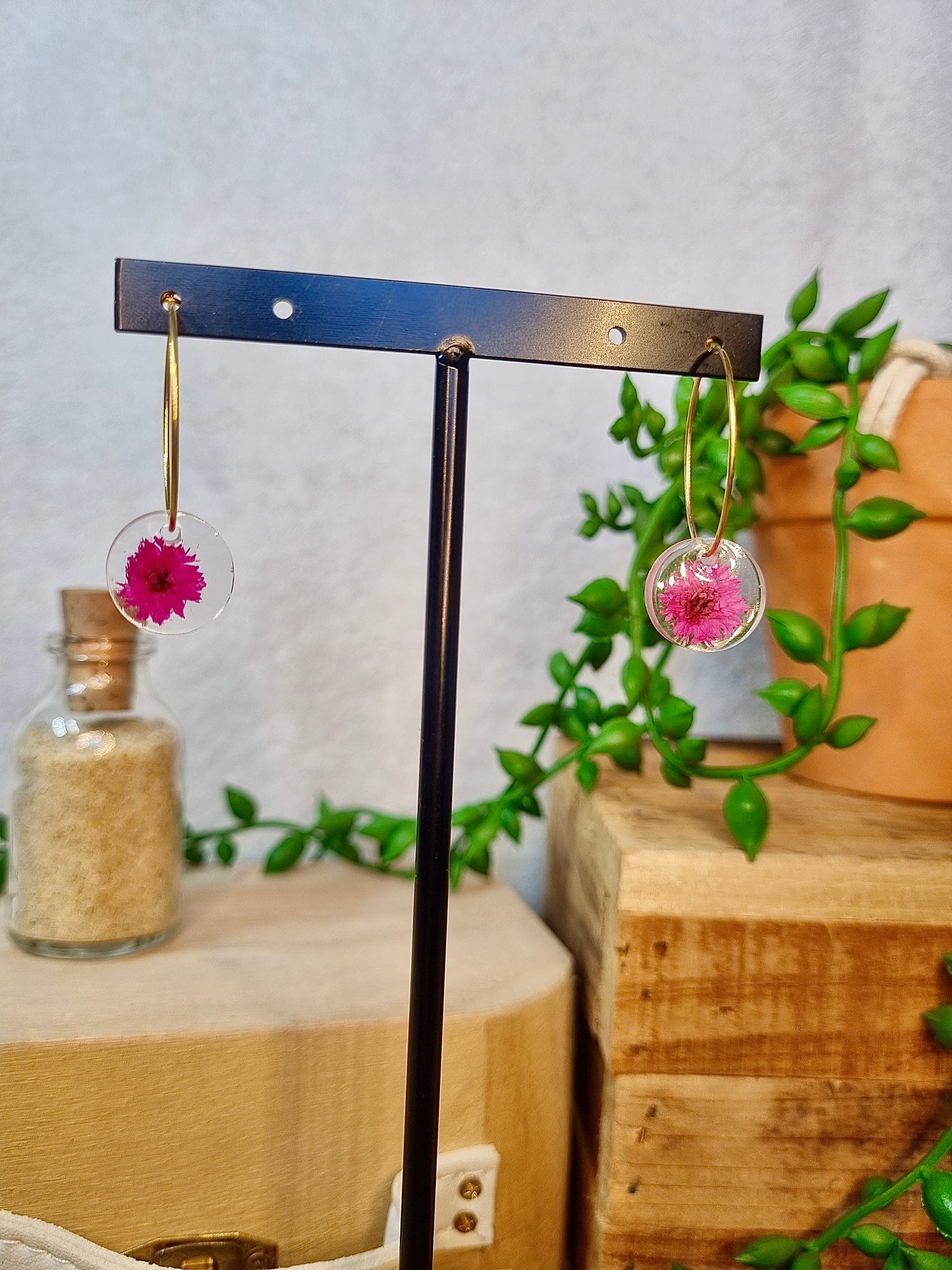 BO fleurs roses