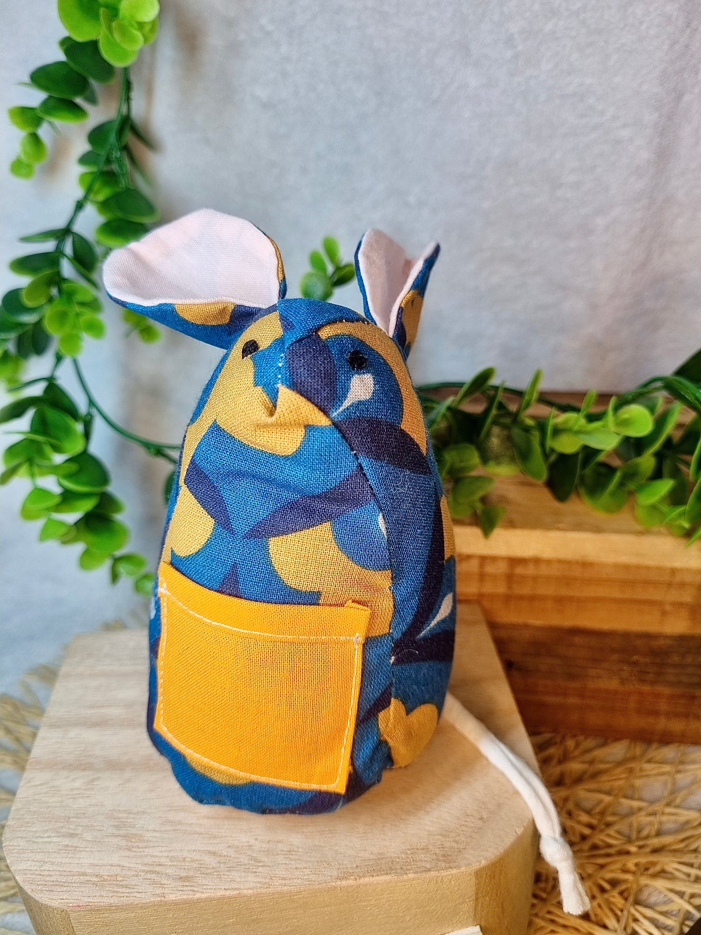 Souricette Jaune et Bleue