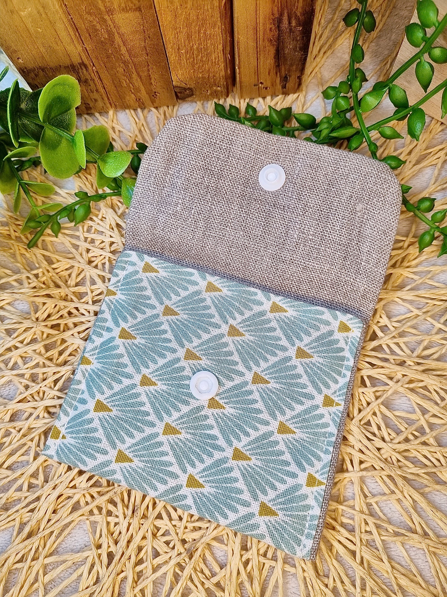 Porte Monnaie Bleu et Jaune