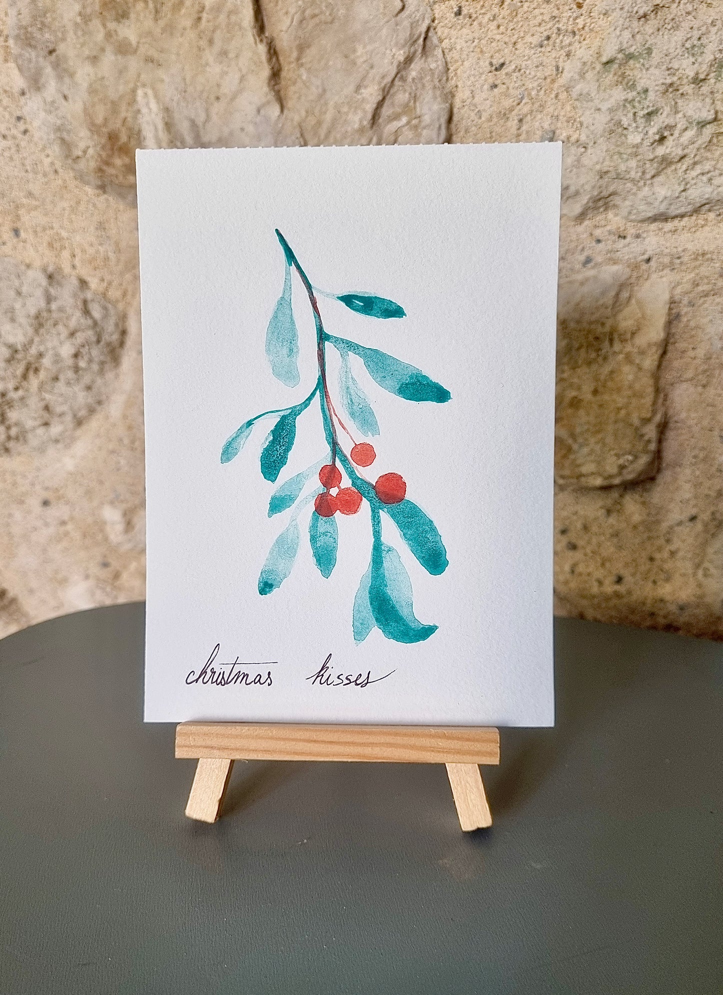 Aquarelle Christmas Kisses
