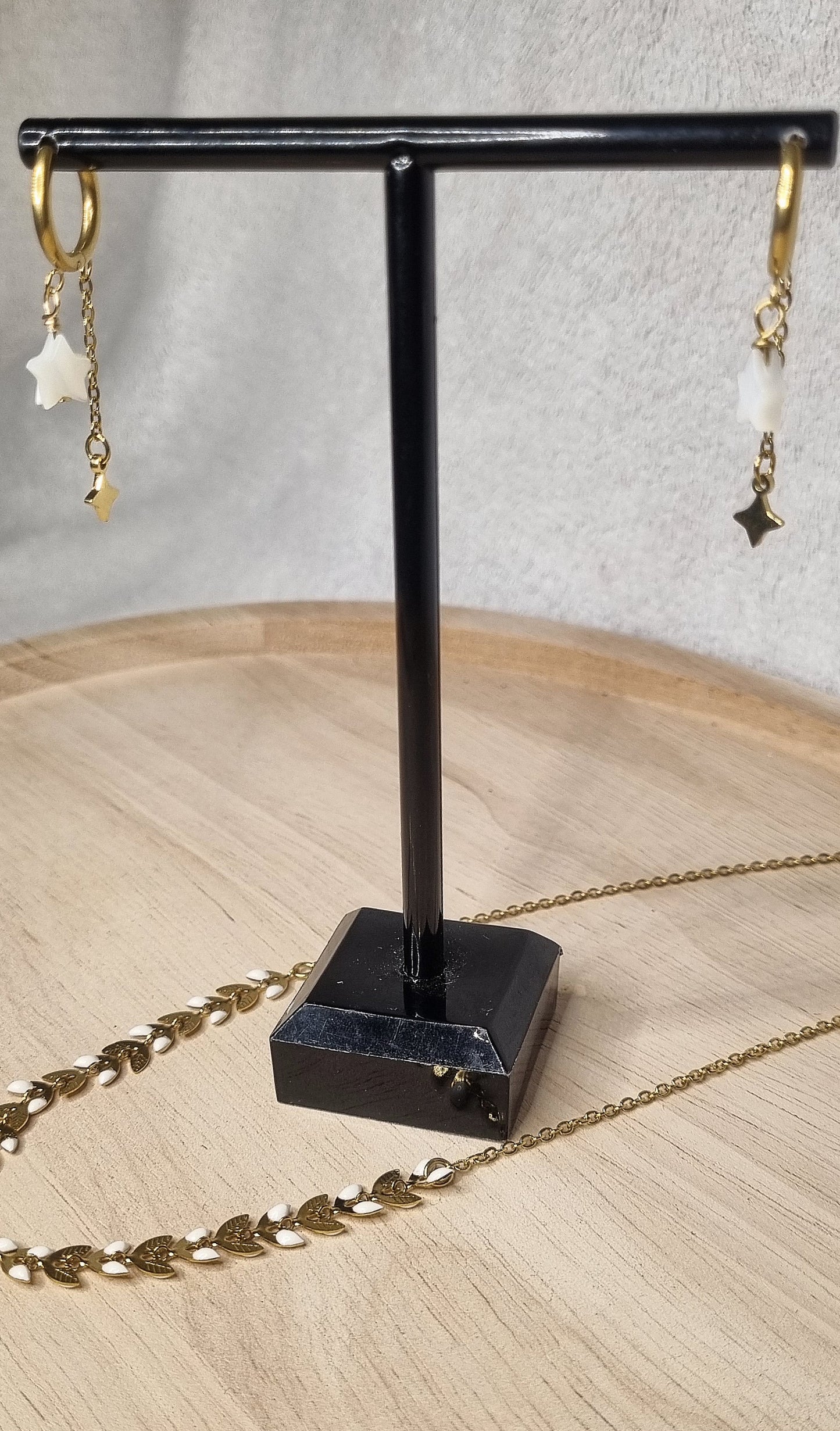 BO étoile et collier épi blanc